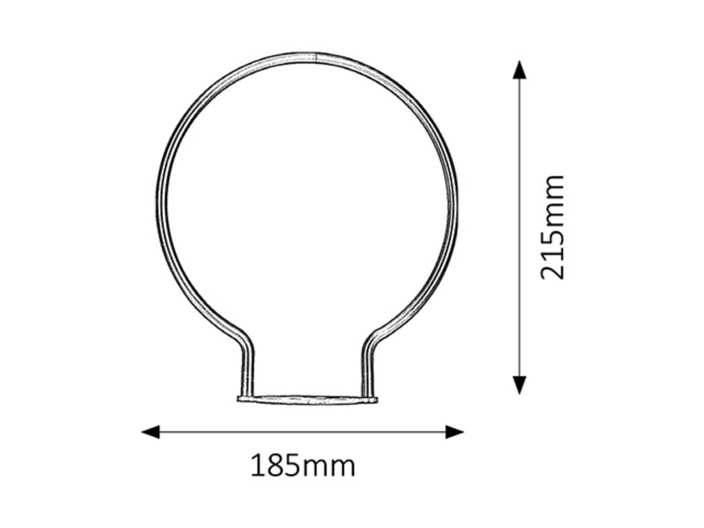 Rolly pull plastové madlo bronzové, 185x215mm